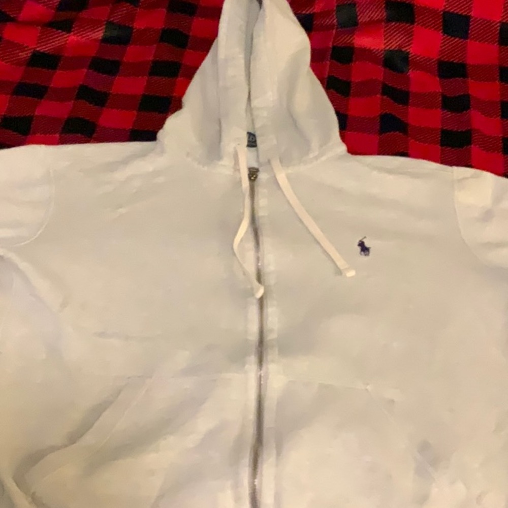 Ralph Lauren grey sweater size Large slim.